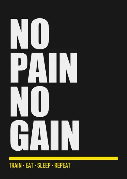 No Pain No Gain poster