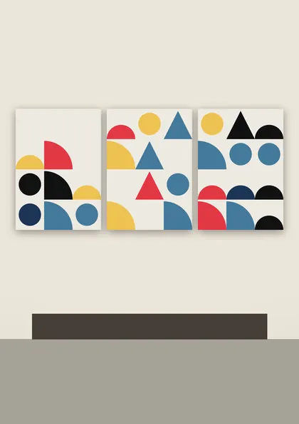 Bauhaus Rhythm poster