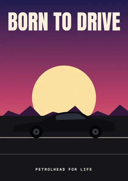 Born To Drive poster