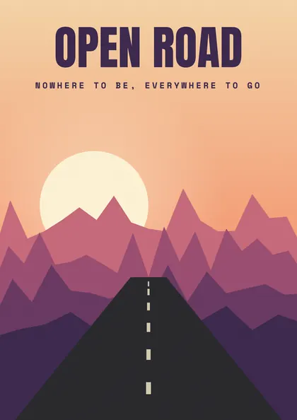 Open Road poster
